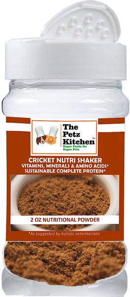 THE PETZ KITCHEN Cricket Powder Dog Cat Supplement 2 oz jar