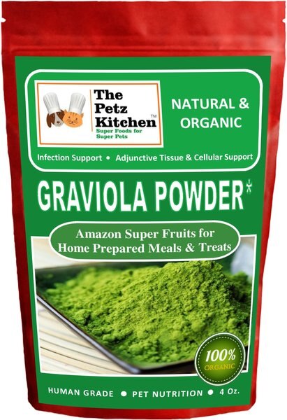 The Petz Kitchen Graviola Powder Dog & Cat Supplement, 4-oz bag slide 1 of 3