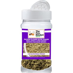 The Petz Kitchen Passion Flower Powder Dog & Cat Supplement, 2-oz jar