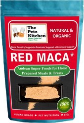 The Petz Kitchen Red Maca Powder Dog & Cat Supplement, 8-oz bag
