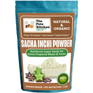 The Petz Kitchen Sacha Inchi Powder Dog & Cat Supplement, 4-oz bag