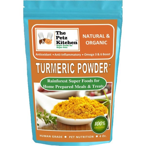 THE PETZ KITCHEN Turmeric Powder Dog & Cat Supplement, 4oz bag