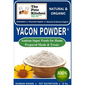 The Petz Kitchen Yacon Powder Dog & Cat Supplement, 8-oz bag