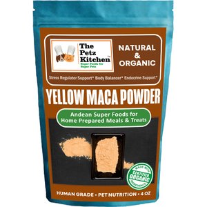 The Petz Kitchen Yellow Maca Powder Dog & Cat Supplement, 4-oz bag