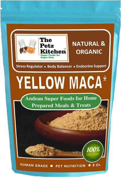 The Petz Kitchen Yellow Maca Powder Dog & Cat Supplement, 8-oz bag slide 1 of 2