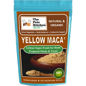 The Petz Kitchen Yellow Maca Powder Dog & Cat Supplement, 8-oz bag