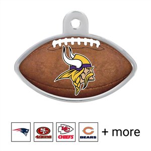 Quick-Tag NFL Football Personalized Dog & Cat ID Tag, Large, Minnesota Vikings