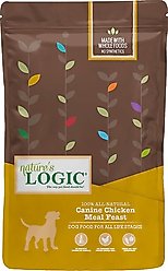 Nature's Logic Canine Chicken Meal Feast All Life Stages Dry Dog Food, 25-lb bag