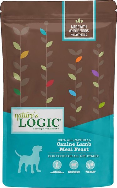 Nature's Logic Canine Lamb Meal Feast All Life Stages Dry Dog Food, 25-lb bag slide 1 of 9