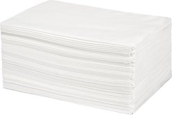 DAVELEN Disposable Dog & Cat Towels, White, 15 x 15 in, 50 count