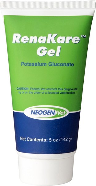 Potassium gluconate for outlet dogs