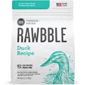 BIXBI Rawbble Duck Recipe Grain-Free Freeze-Dried Dog Food, 12-oz bag