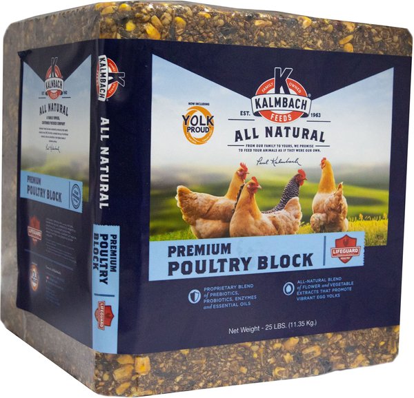 Kalmbach Feeds All Natural 9% Protein Chicken Supplement, 25-lb block slide 1 of 8