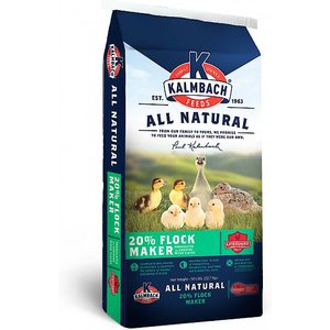 Kalmbach Feeds All Natural 20% Flock Maker Crumbles Poultry Feed, 50-lb bag
