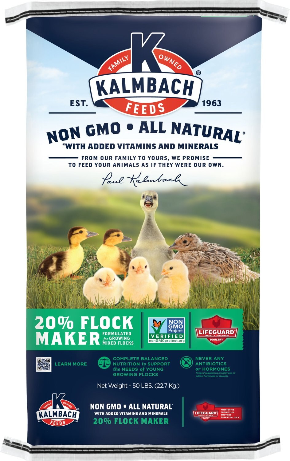 KALMBACH FEEDS All Natural Non-GMO 20% Protein Flock Maker Crumbles ...