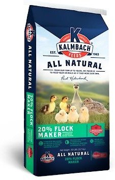 Kalmbach Feeds All Natural 20% Flock Maker Pellets Poultry Feed, 50-lb bag slide 1 of 5
