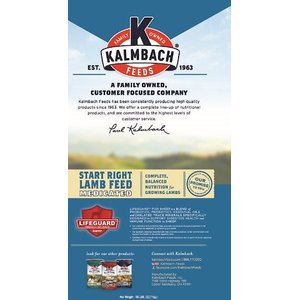 Kalmbach Feeds Start Right Lamb Creep Young Sheep Feed, 50-lb bag