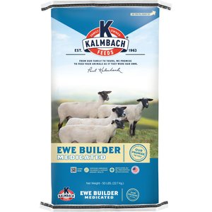 Kalmbach Feeds 16% Ewe Builder Pellets Sheep Feed, 50-lb bag