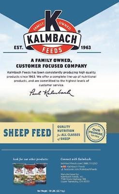 Show full view: Kalmbach Feeds 15% Textured Ewe Maintainer Sheep Feed, 50-lb bag slide 2 of 5