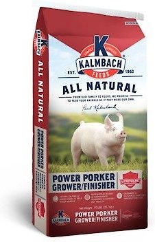 Kalmbach Feeds Power Porker Grower & Finisher Pig Feed, 50-lb bag slide 1 of 3