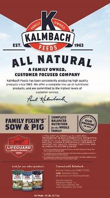 Show full view: Kalmbach Feeds Family Fixin's Sow Pellet Pig Feed, 50-lb bag slide 2 of 6