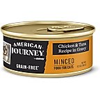 American Journey Minced Chicken & Tuna Recipe in Gravy Grain-Free Canned Cat Food, 5.5-oz, case of 24