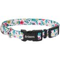 Frisco Spring Floral Polyester Dog Collar, X-Small: 8 to 12-in neck, 5/8-in wide