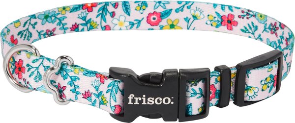 Frisco Spring Floral Polyester Dog Collar, Small: 10 to 14-in neck, 5/8-in wide slide 1 of 5