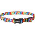 Frisco Tie Dye Swirl Polyester Dog Collar, Medium: 14 to 20-in neck, 3/4-in wide