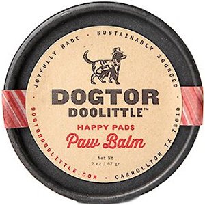 Dogtor Doolittle Happy Pads Natural Dog Paw Balm, 2-oz tube
