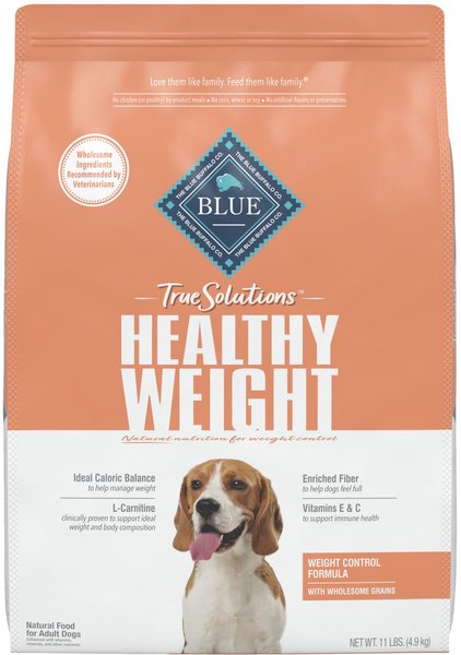 Blue Buffalo True Solutions Fit & Healthy Weight Control Formula Dry Dog Food, 11-lb bag slide 1 of 9