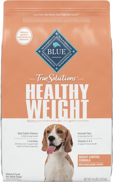 Blue Buffalo True Solutions Fit & Healthy Weight Control Formula Dry Dog Food, 24-lb bag slide 1 of 9