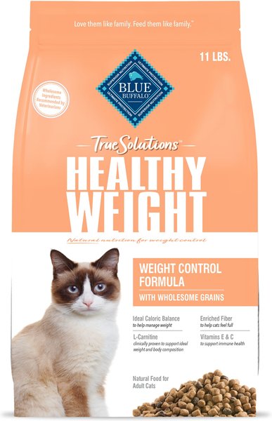 Blue buffalo shop cat food calories