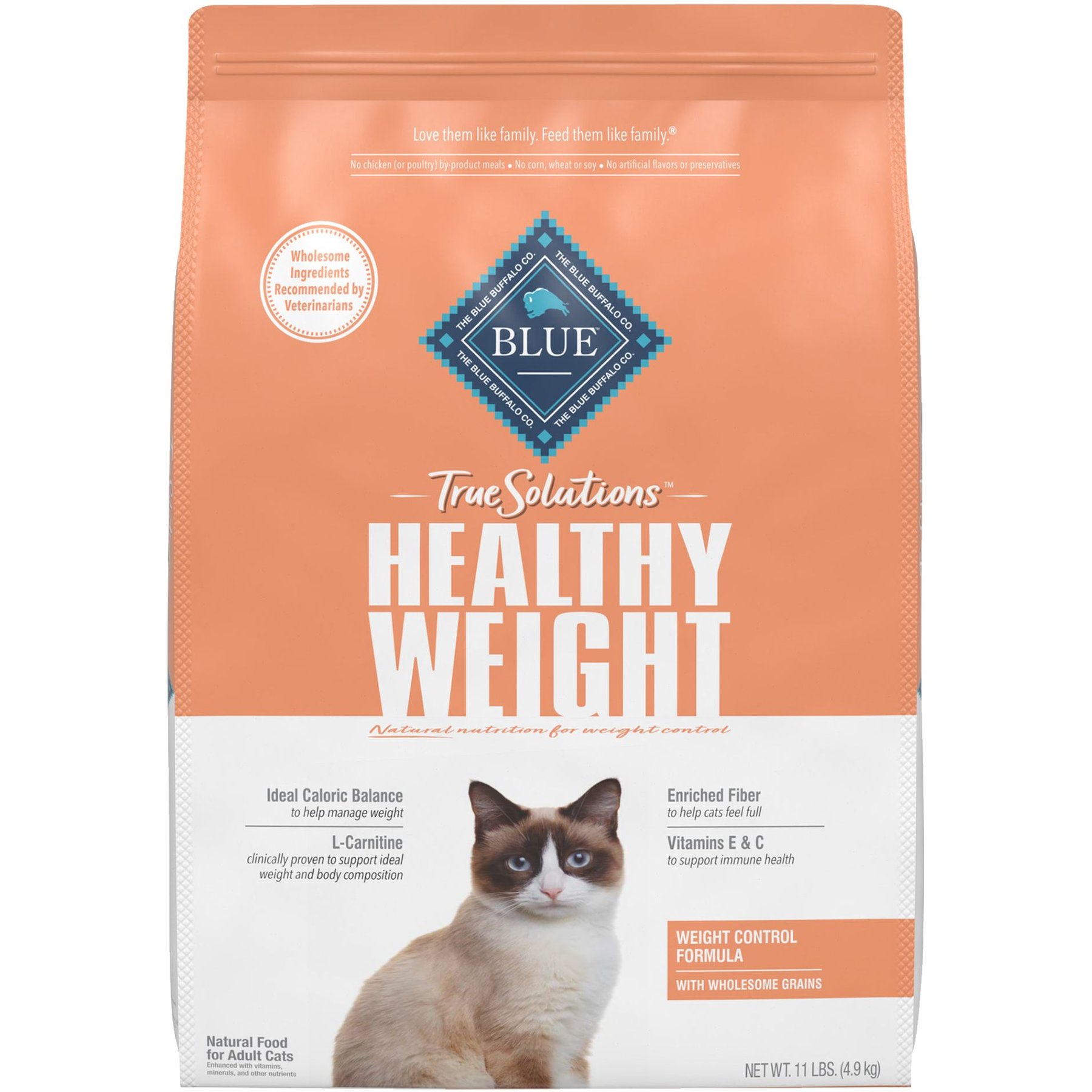 Blue buffalo healthy on sale weight cat food