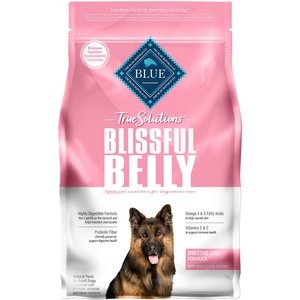 Blue Buffalo True Solutions Blissful Belly Digestive Care Formula Dry Dog Food, 4-lb bag