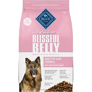 Blue Buffalo True Solutions Blissful Belly Digestive Care Formula Dry Dog Food, 11-lb bag