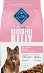 Blue Buffalo True Solutions Blissful Belly Digestive Care Formula Dry Dog Food, 24-lb bag