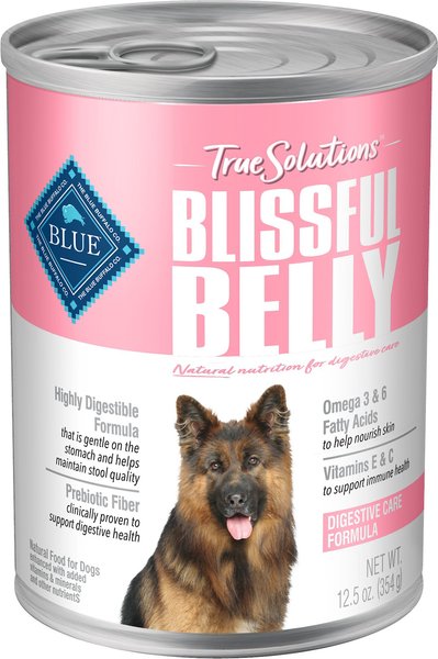 Blue Buffalo True Solutions Blissful Belly Digestive Care Formula Wet Dog Food, 12.5-oz, case of 12 slide 1 of 8