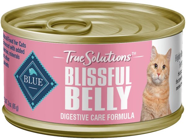 Blue Buffalo True Solutions Blissful Belly Digestive Care Formula Wet Cat Food, 3-oz, case of 24 slide 1 of 8