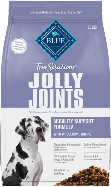 Blue Buffalo True Solutions Jolly Joints Mobility Support Formula Dry Dog Food, 4-lb bag slide 1 of 10