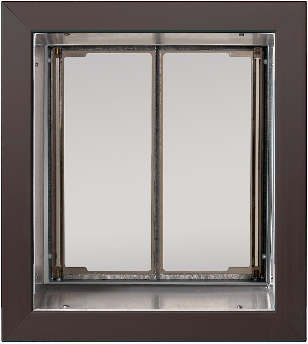 PLEXIDOR PERFORMANCE PET DOORS Dog Door Wall Installation, Bronze