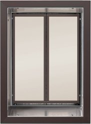 PlexiDor Performance Pet Doors Dog Door Wall Installation, Bronze, X-Large