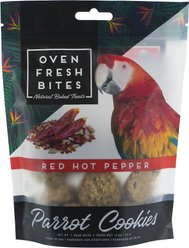 Caitec Oven Fresh Bites Red Hot Pepper Parrot Treats, 4-oz bag