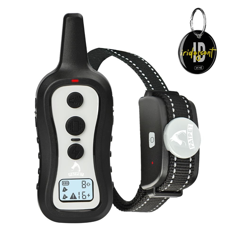 PATPET P301 1000ft Remote Dog Bark Control & Training Shock Collar