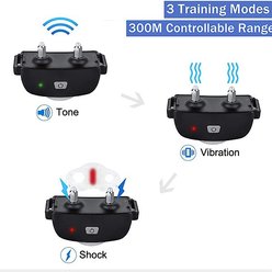 PATPET P301 1000ft Remote Dog Bark Control & Training Shock Collar, 1 count slide 2 of 8