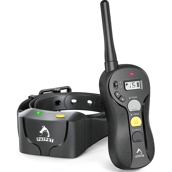 PATPET P640 Outdoor Remote Dog Training Shock Collar, 600M