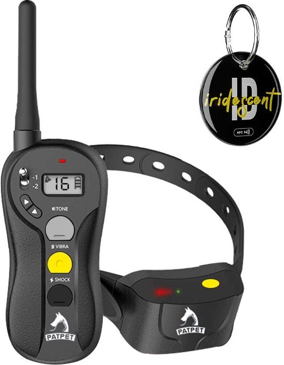 PATPET P640 Outdoor Remote Dog Training Shock Collar, 1000M