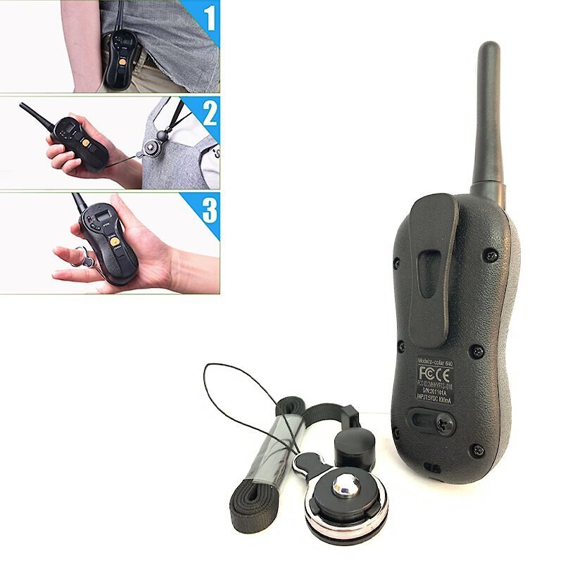 PATPET P640 Outdoor Remote Dog Training Shock Collar, 1000M