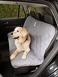 3 Dog Pet Supply Quilted Car Back Seat Protector, Grey slide 1 of 6