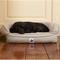 Show in main carousel: 3 Dog Pet Supply EZ Wash Headrest Bolster Dog Bed with Removable Cover, Sage, Small slide 1 of 7